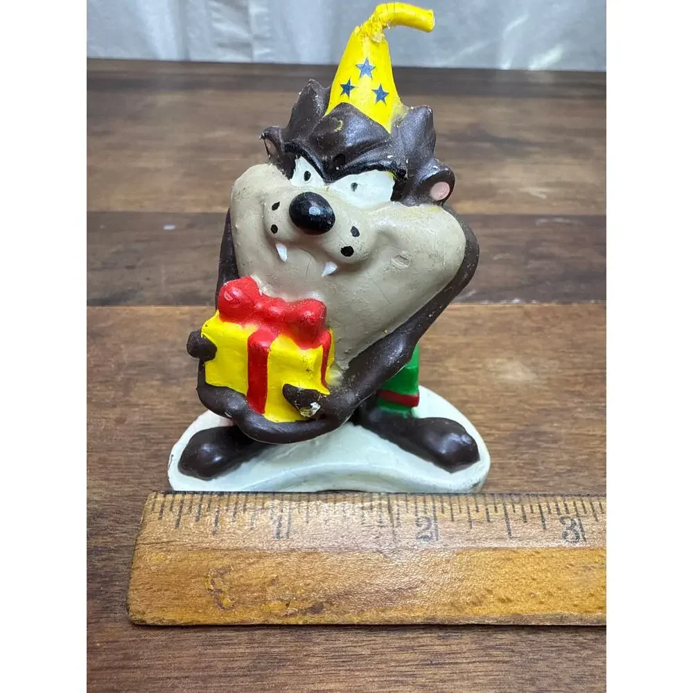 Tasmanian Devil TAZ Looney Tunes Warner Brothers Vintage 1995 Birthday Candle